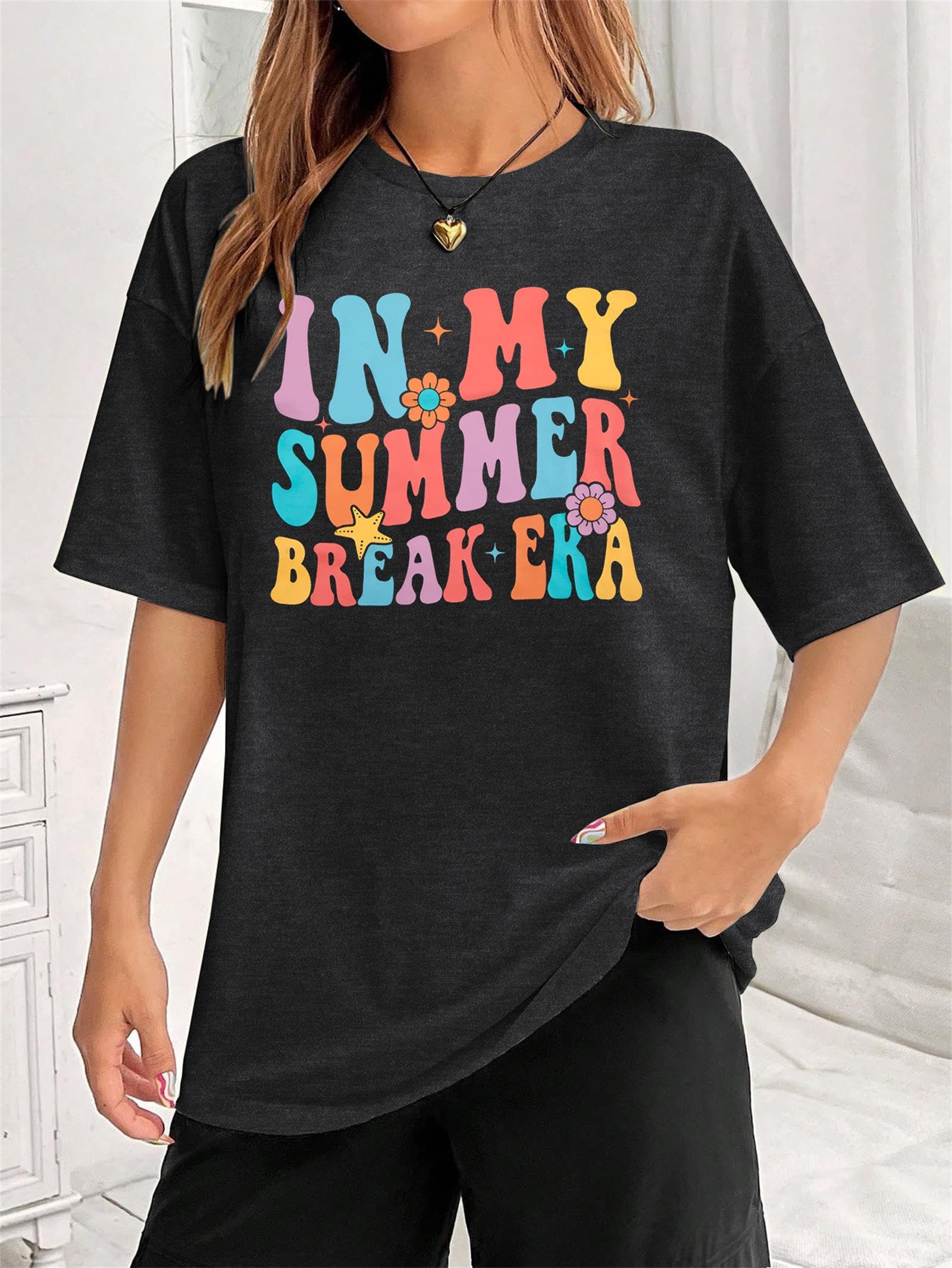 Women's Last Day of School Teacher T-Shirt - Funny Summer Break Era Top for Educators | Perfect for End of Year Celebrations & Teacher Appreciation Gifts