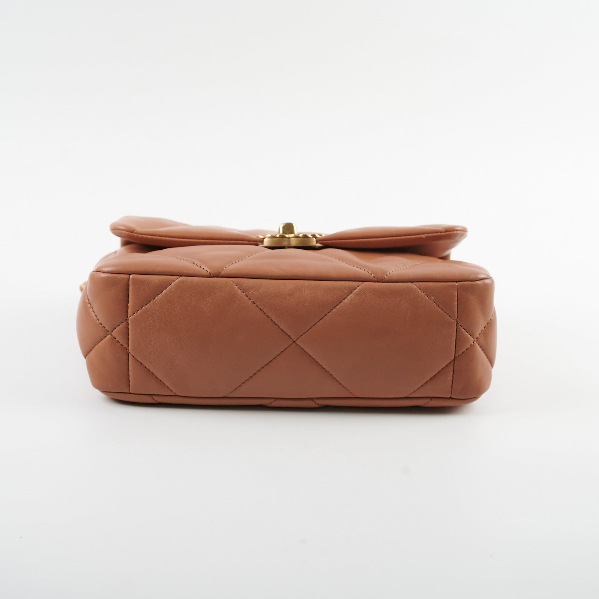 Chanel 19 Small Handbag in Caramel Brown with Microchip - Luxury Designer Crossbody Bag for Women, Perfect for Date Night & Special Occasions