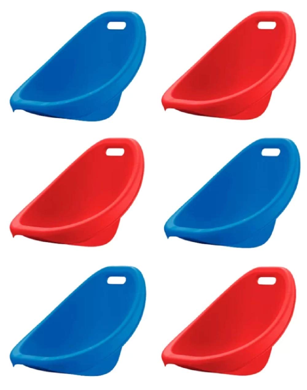 American Plastic Toys Scoop Rocker - 6-Pack Assorted Colors for Kids Indoor & Outdoor Play - Perfect for Playrooms, Daycares, and Backyards