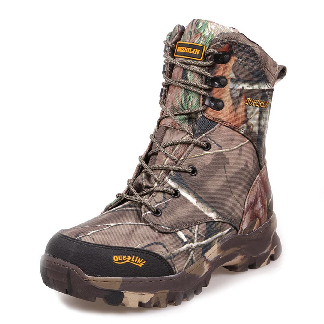 Danoensit Waterproof Camouflage Snow Boots for Men & Women - Tactical Military Hunting Hiking Boots for Outdoor Adventures in Desert, Jungle & Snow