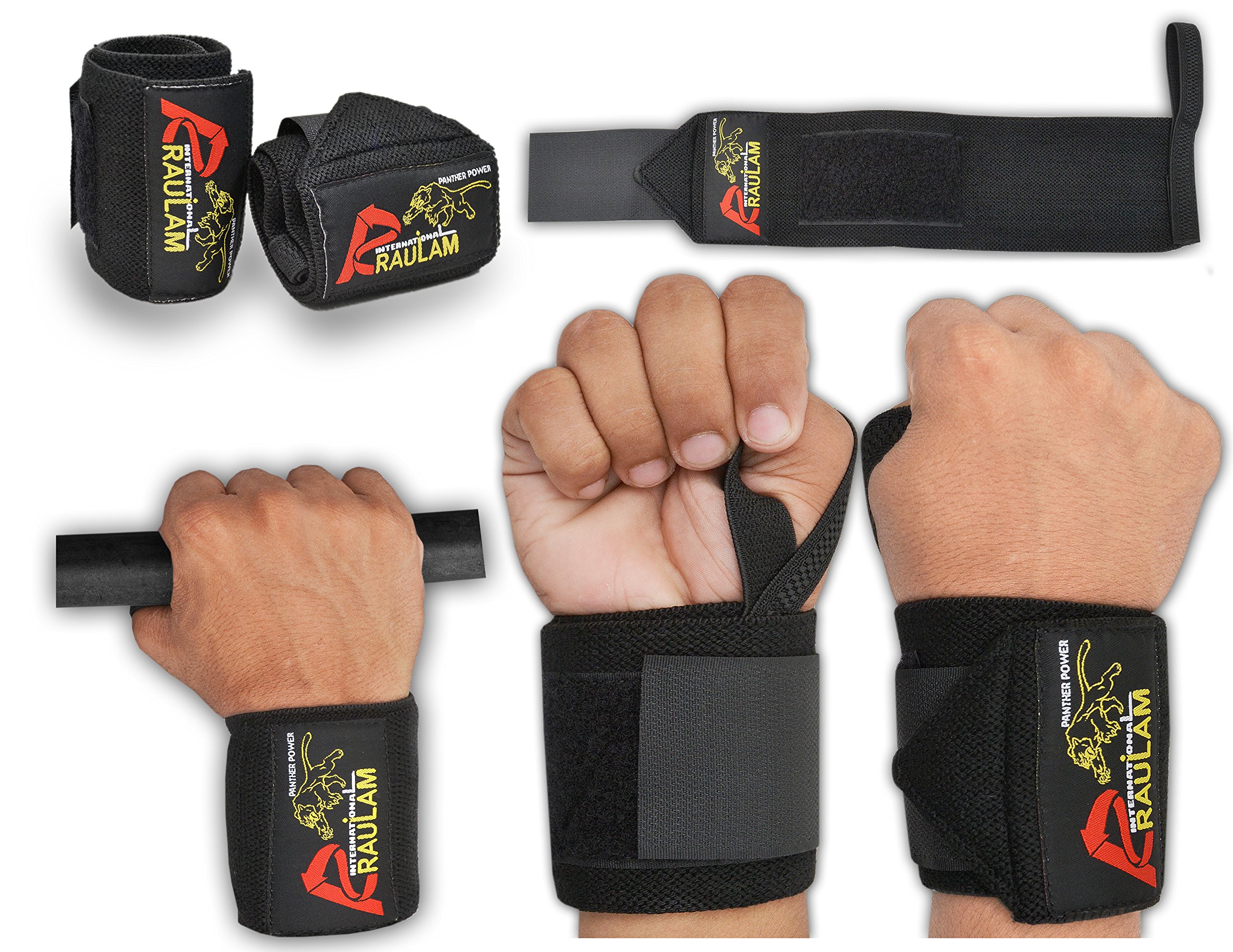 Best Weight Lifting Wrist Wraps for CrossFit & Powerlifting - Unisex Hand Support for Strength Training & Gym Workouts - Ideal for Deadlifts, Bench Press & Heavy Lifting