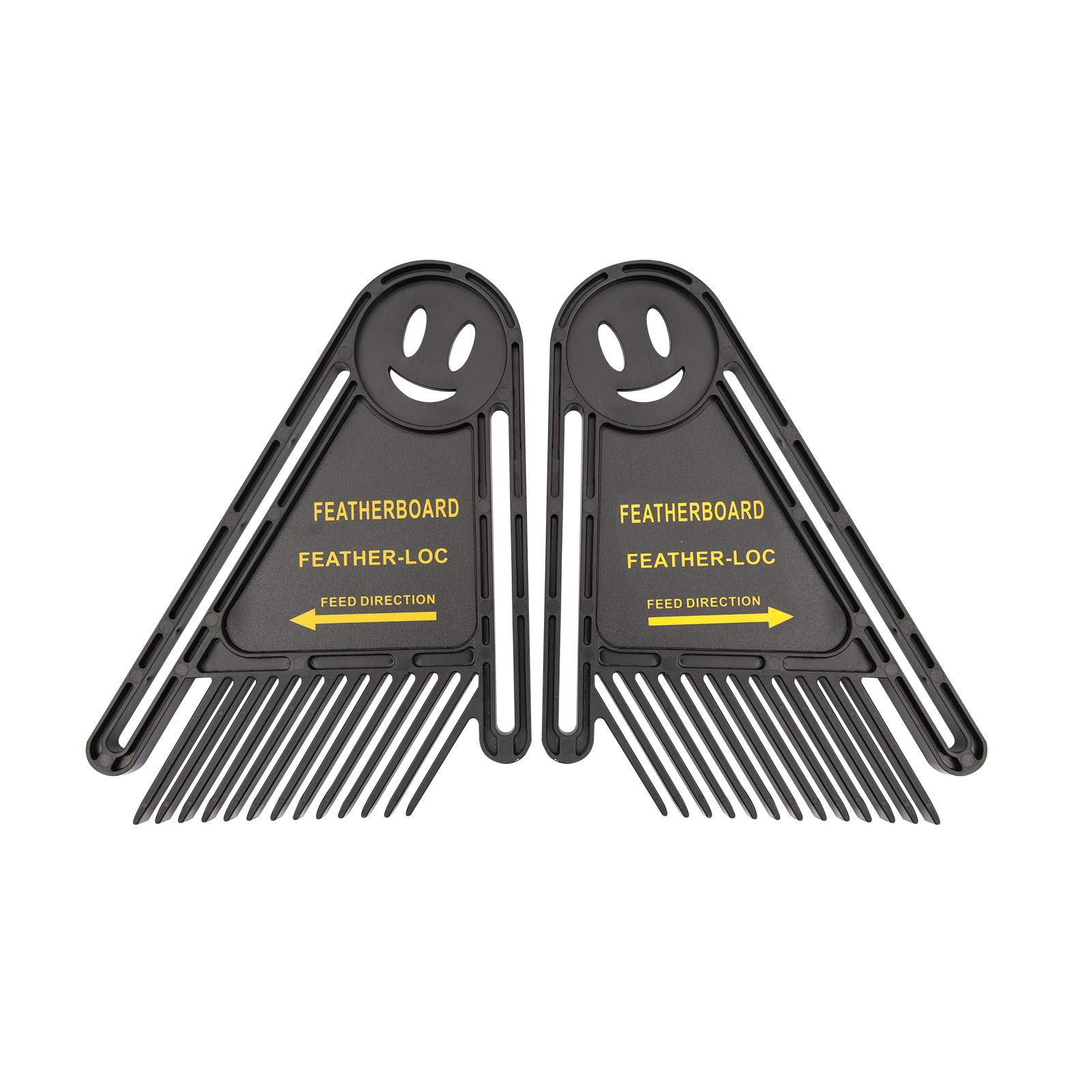 Premium FeatherBoard for Router Tables & Table Saws - Non-Slip Workholding Clamp (Black) | Perfect for Woodworking, DIY Projects & Precision Cutting Safety