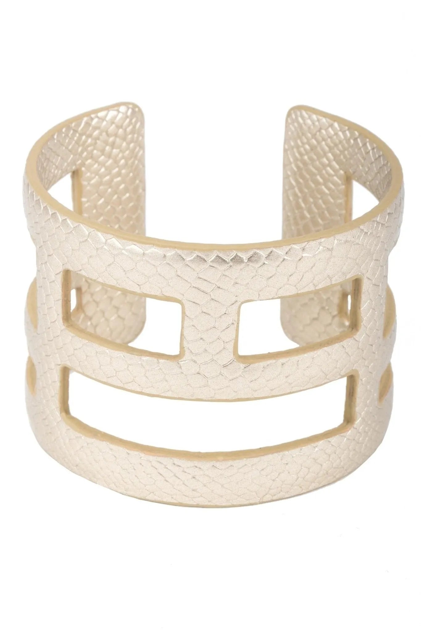 Jaanavar Animal Print Cuff Bracelet for Women - Stylish Boho Fashion Accessory for Parties, Weddings & Everyday Wear