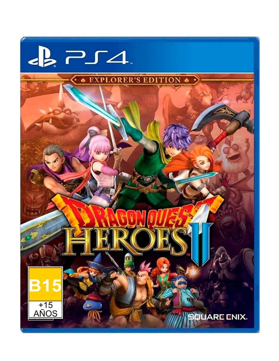 Dragon Quest Heroes II Explorer's Edition for PS4 - Action RPG Adventure Game with Exclusive Content | Perfect for Fans of Japanese RPGs and Co-op Gaming