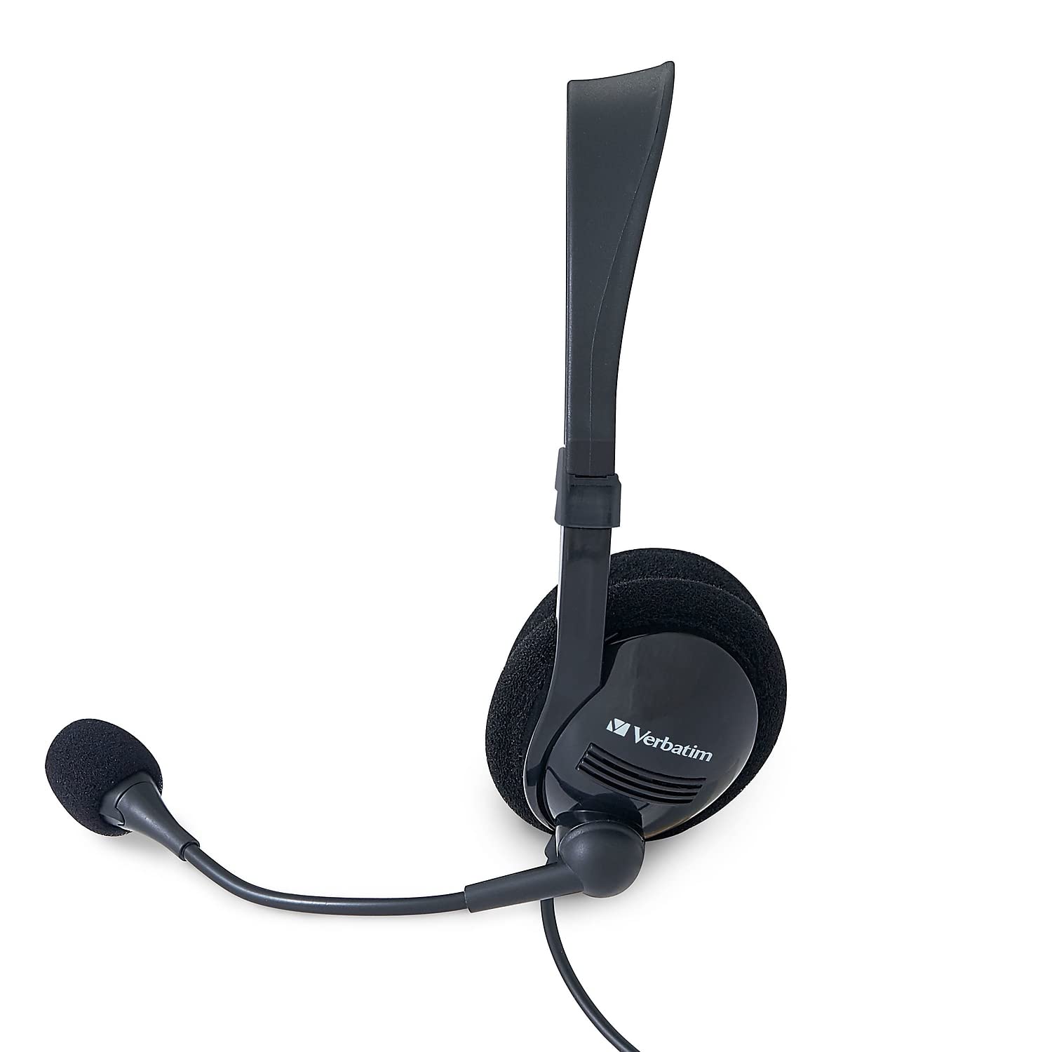 Verbatim Stereo USB Headset with Noise-Canceling Microphone & In-Line Volume Control - Perfect for Online Meetings, Gaming & Remote Work