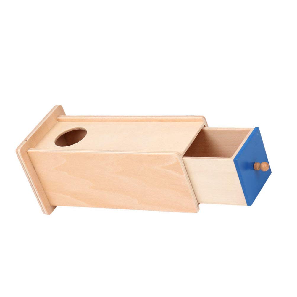 Montessori Object Permanence Box with Tray & Ball - Wooden Baby Learning Toy for Toddlers 6-12 Months | Sensory Development, Fine Motor Skills | Perfect for Daycare, Homeschool & Early Childhood Education