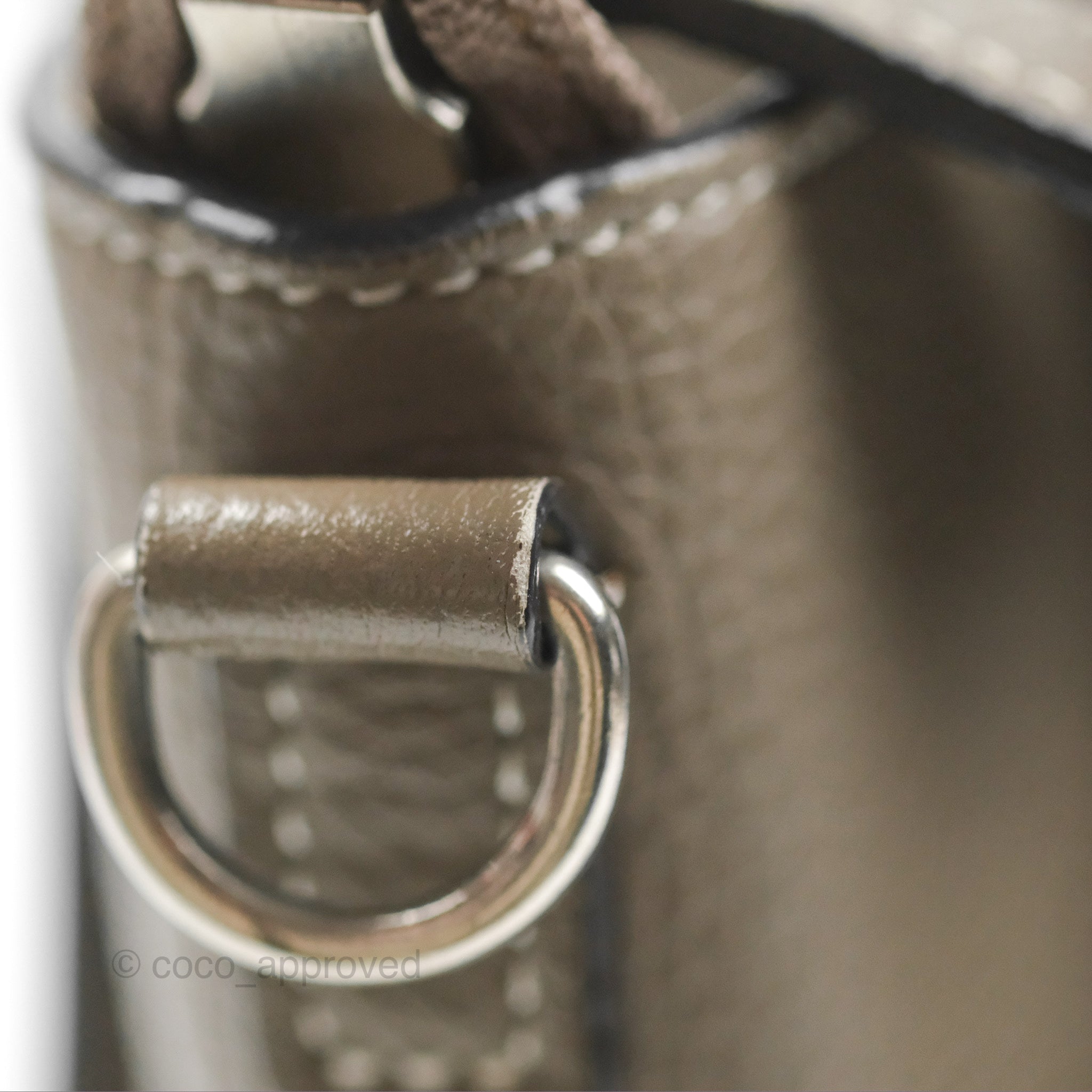 Celine Nano Luggage Bag in Souris Drummed Calfskin Leather - Stylish Crossbody Purse for Women, Perfect for Work, Travel & Everyday Use