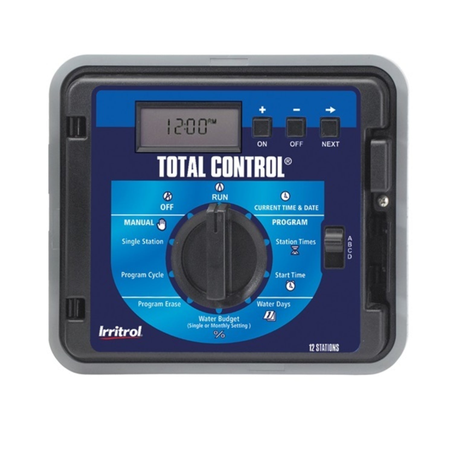Irritrol TC 12IN R Total Control 12 Station Indoor Sprinkler System Controller - Perfect for Home Lawn & Garden Irrigation Automation