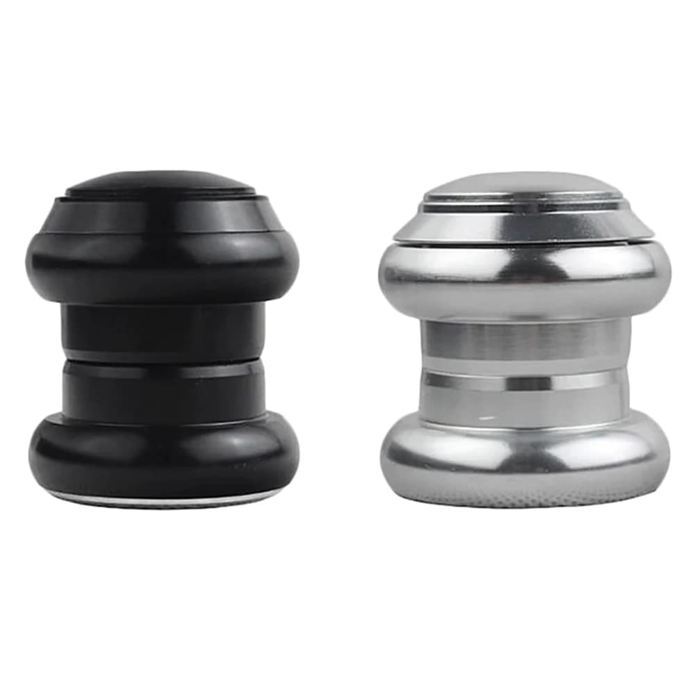 34mm Bike Headsets Steering Sealed Cartridge Bearings for Mountain & Road Bikes - CNC Threadless External Headset Accessories (Black) | Durable Upgrade for Smooth Steering & Enhanced Bike Performance