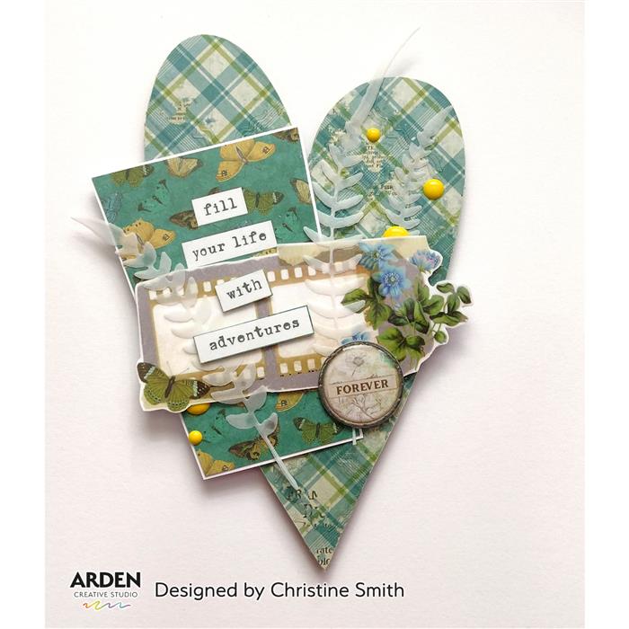 Arden Creative Studio Hidden Creek Enamel Dots - Premium Scrapbooking Embellishments for Card Making, DIY Crafts, and Journaling - Perfect for Scrapbook Pages, Greeting Cards, and Bullet Journals