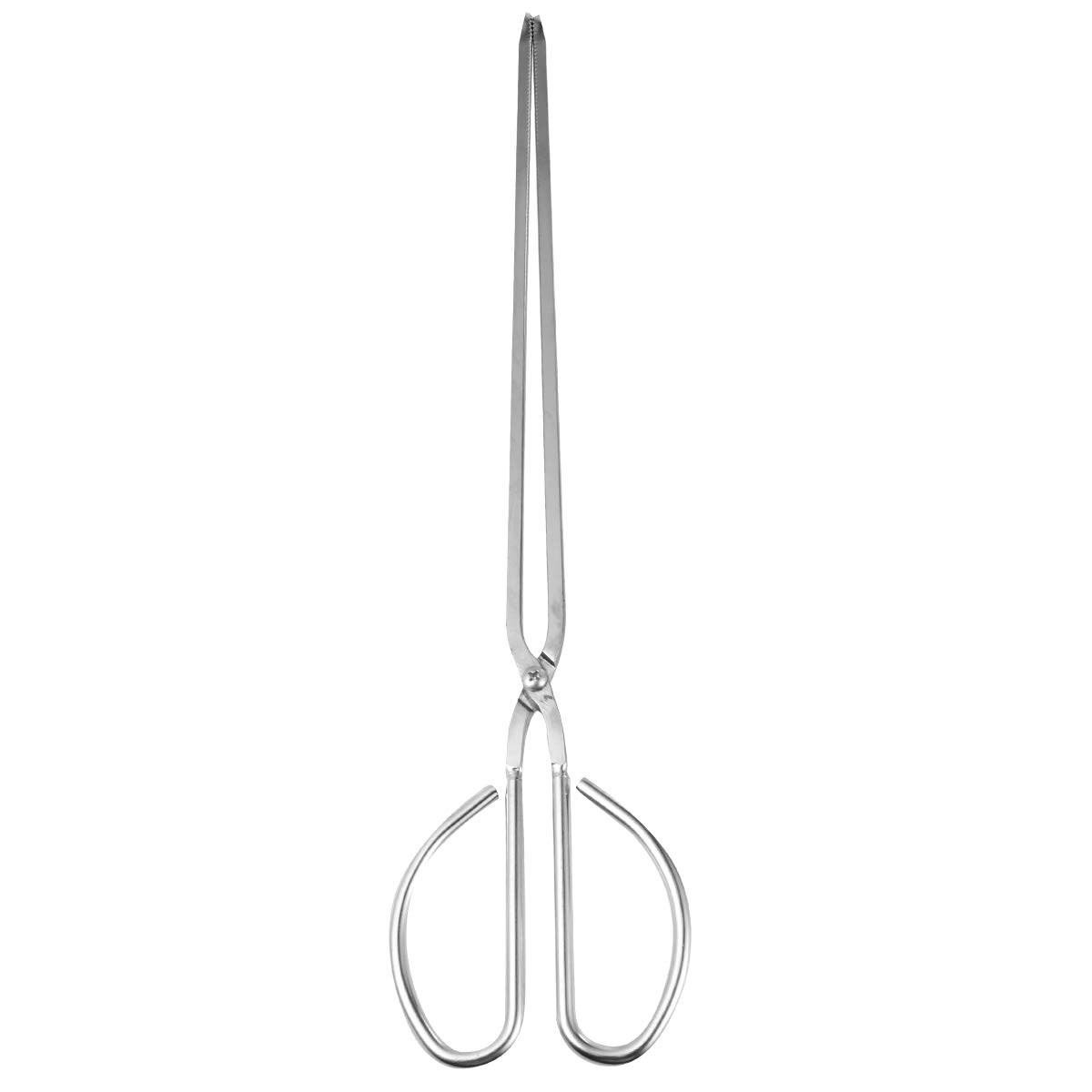 Stainless Steel Long Handle Kitchen Tongs - Clear Phone Pouch & Fishing Rod Case - Durable Cooking Clamp for Grilling, Serving, and Food Prep - Old Fashioned Kitchen Accessories Set