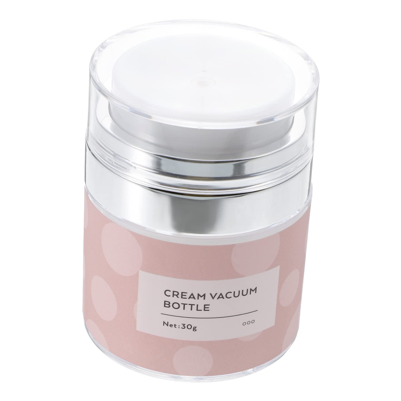 30g Airless Pump Jar for Skincare Moisturizer & Cream | Travel Size Container | Perfect for On-the-Go Hydration & TSA Compliance