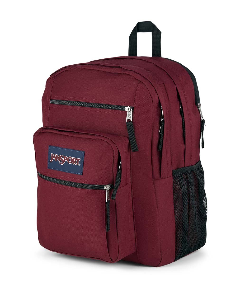 JanSport Big Student Backpack for School & College - Durable Russett Red Laptop Backpack with Spacious Compartment | Perfect for Travel, Hiking & Daily Commute