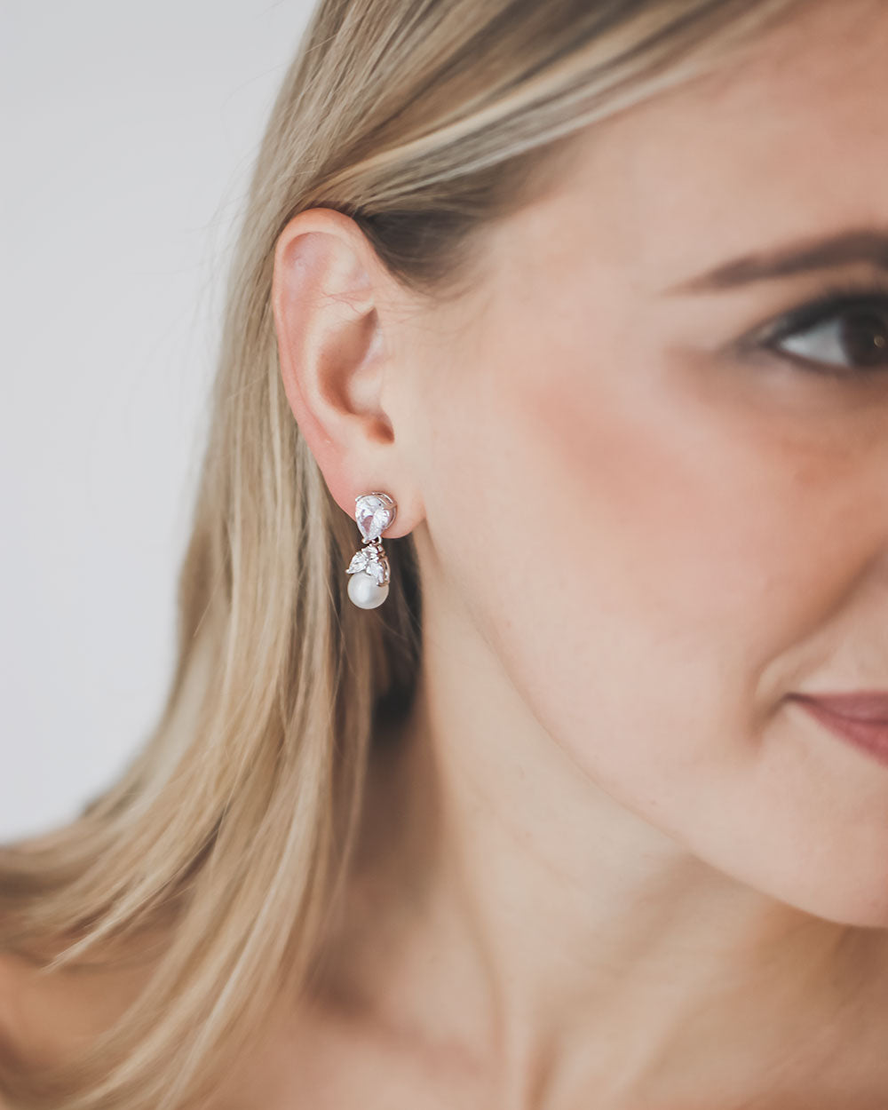 Natalie Pearl Drop Earrings for Women – Elegant Dangle Pearl Jewelry Gift for Brides, Party & Special Occasions