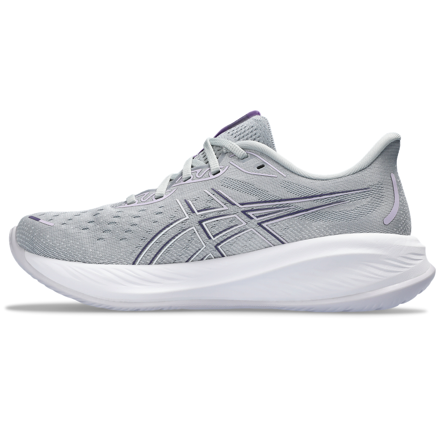ASICS Women's Cumulus 26 Running Shoes - Piedmont Grey/White - Lightweight Cushioned Sneakers for Jogging, Gym Workouts & Everyday Comfort