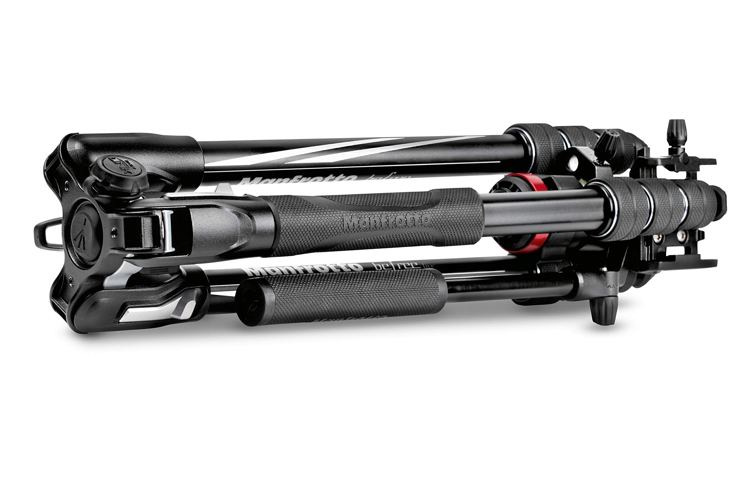Manfrotto Befree Live Aluminum Travel Tripod with Video Head - Compact, Lightweight & Twist Lock for DSLR Cameras - Perfect for Travel, Vlogging & Outdoor Photography (MVKBFRT-LIVEUS, Black)