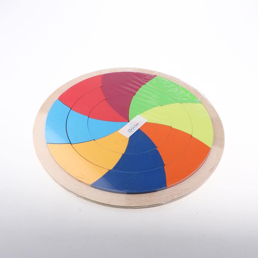 ATORSE® Wooden Colorful Tangram Puzzle - Educational Jigsaw Toy for Kids & Toddlers | Brain Teaser, Learning Game, Montessori Toy | Perfect for Preschool, Birthday Gifts & Family Game Night