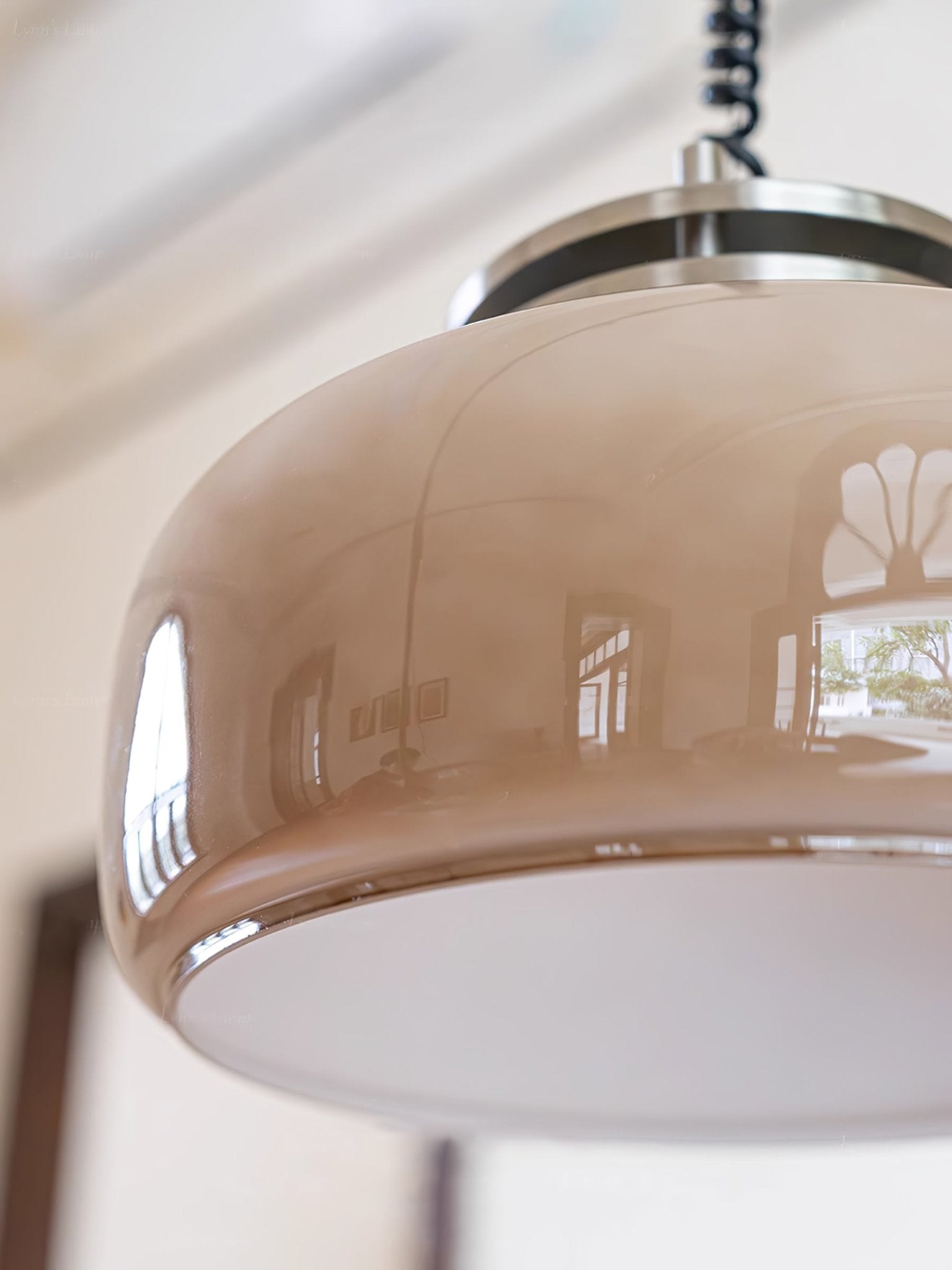 Ebb Pendant Lamp - Modern Hanging Light Fixture for Kitchen Island, Dining Room & Bedroom | Dimmable LED Ceiling Light with Adjustable Height