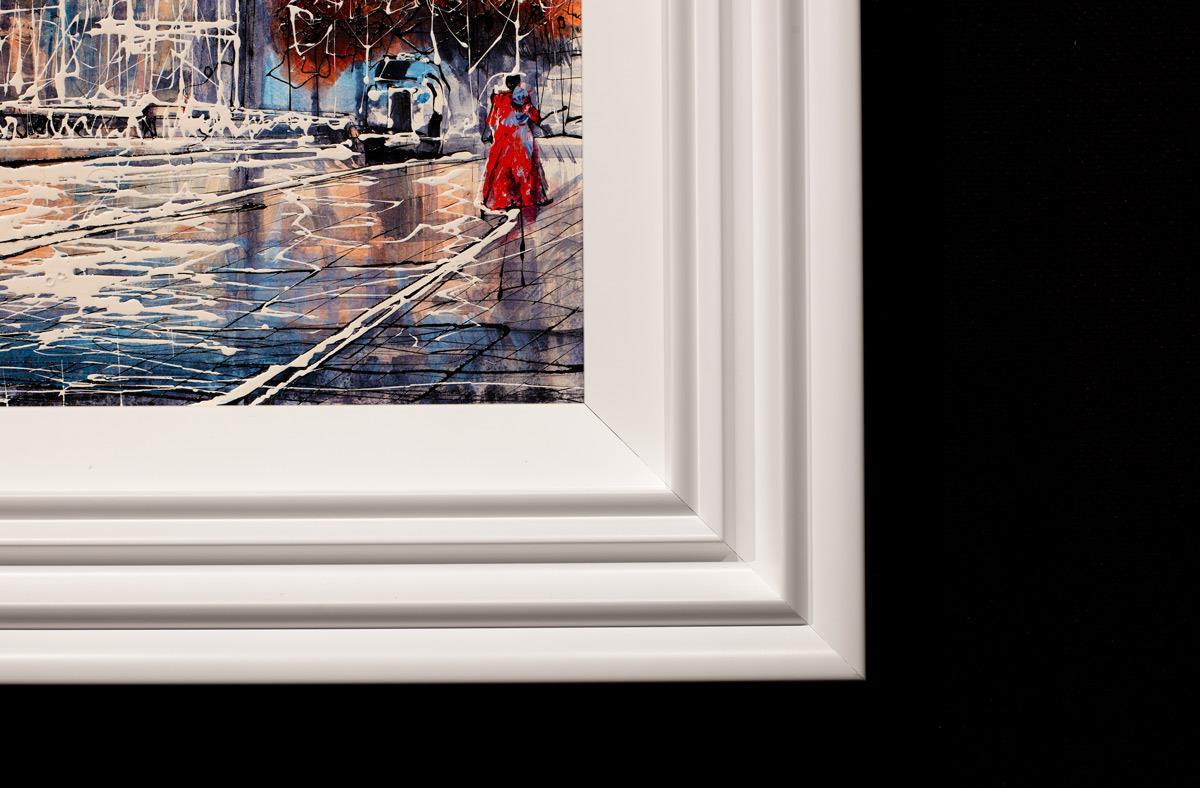 Original Winter Walk Painting - Handmade Artwork for Home Decor, Office & Gift Ideas | Perfect for Living Room, Bedroom & Holiday Presents
