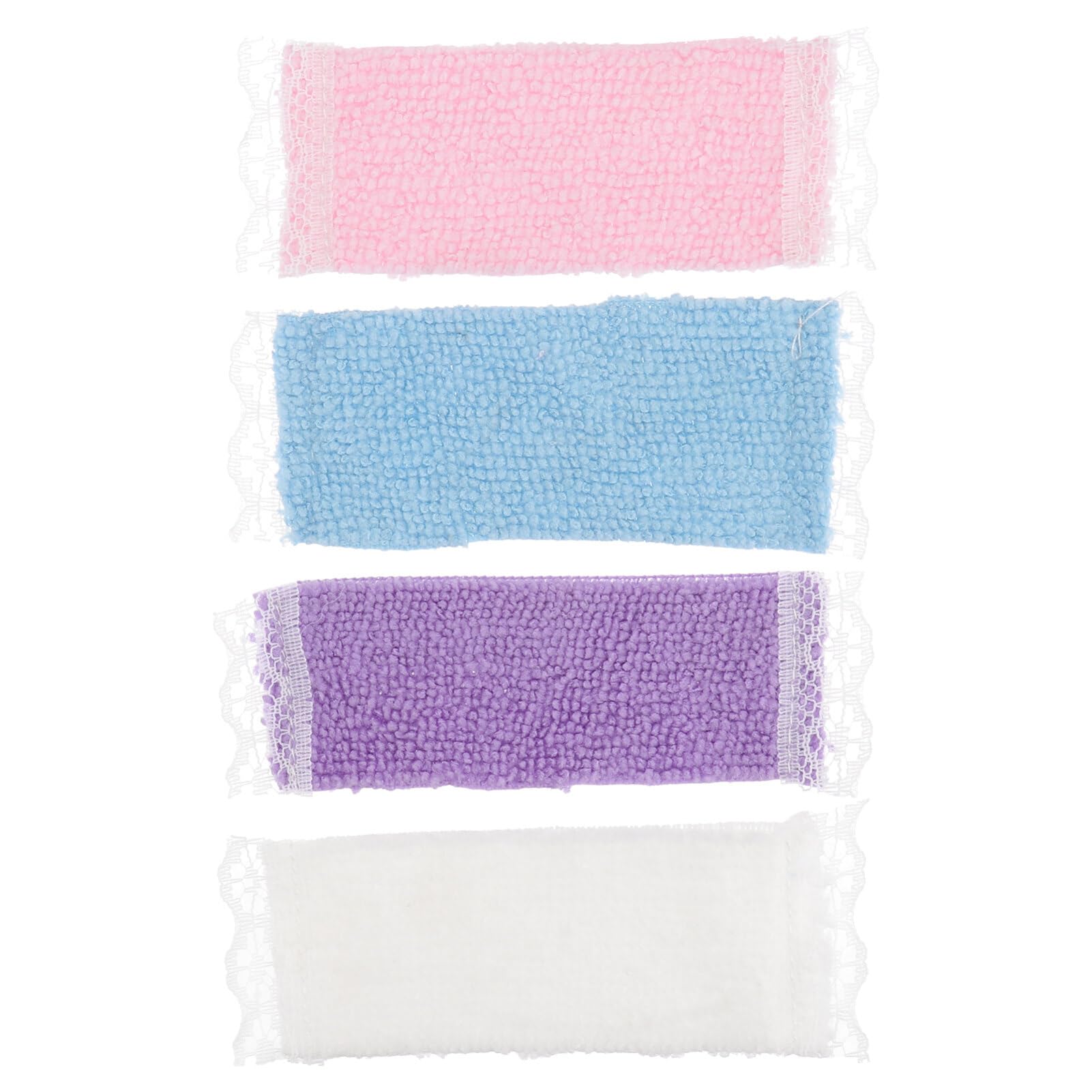 Miniature Dollhouse Bathroom Towels - DIY Accessories for Kids Play & Decor