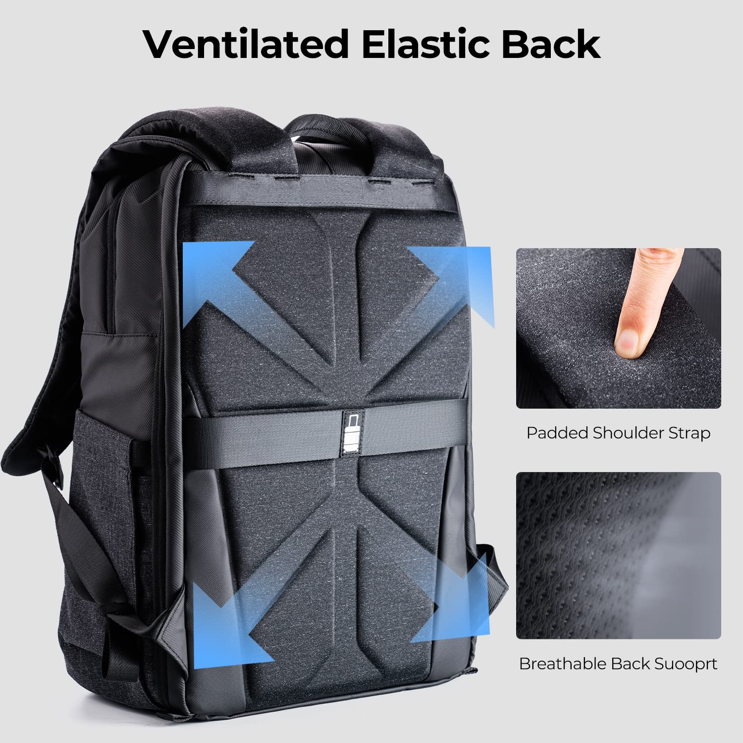 K&F Concept Professional Camera Backpack 20L - Waterproof DSLR/SLR/Mirrorless Camera Bag with Rain Cover, Large Capacity for Canon Nikon Sony Cameras & DJI Mavic Drone, Fits 15-15.6 Inch Laptop - Perfect for Travel, Hiking, and Outdoor Photography