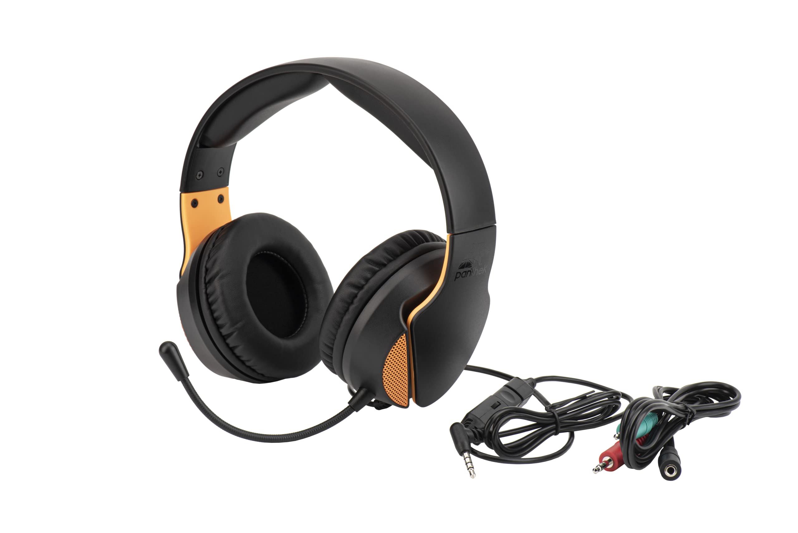 Panthek TK300 Gaming Headset - Multi-Platform Headphones for PS4, Xbox One, XBox Series X/S, Switch with Adjustable Directional Microphone & 3.5mm Jack - Perfect for Competitive Gaming, Streaming & Online Meetings