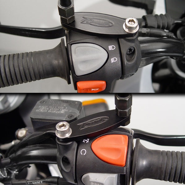 ZTechnik G650GS F650GS Dakar Motorcycle Mirror Extenders - Enhance Visibility & Safety for BMW Adventure Bikes - Perfect for Off-Road Riding & Highway Commuting