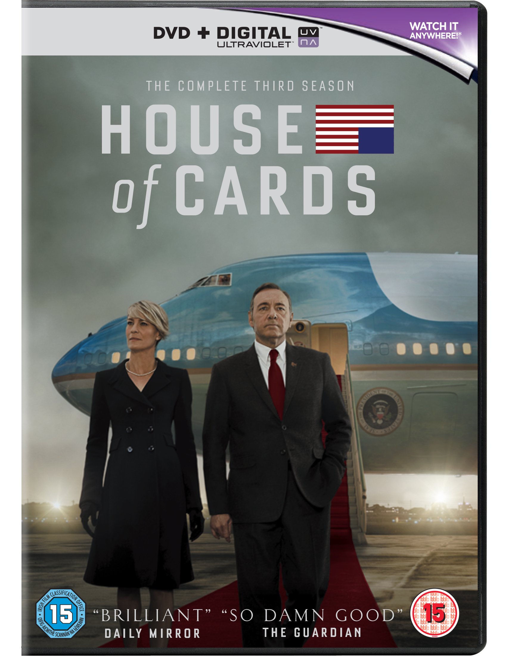 House of Cards: The Complete Third Season DVD – Political Drama Series for Binge-Watching & Gift Giving