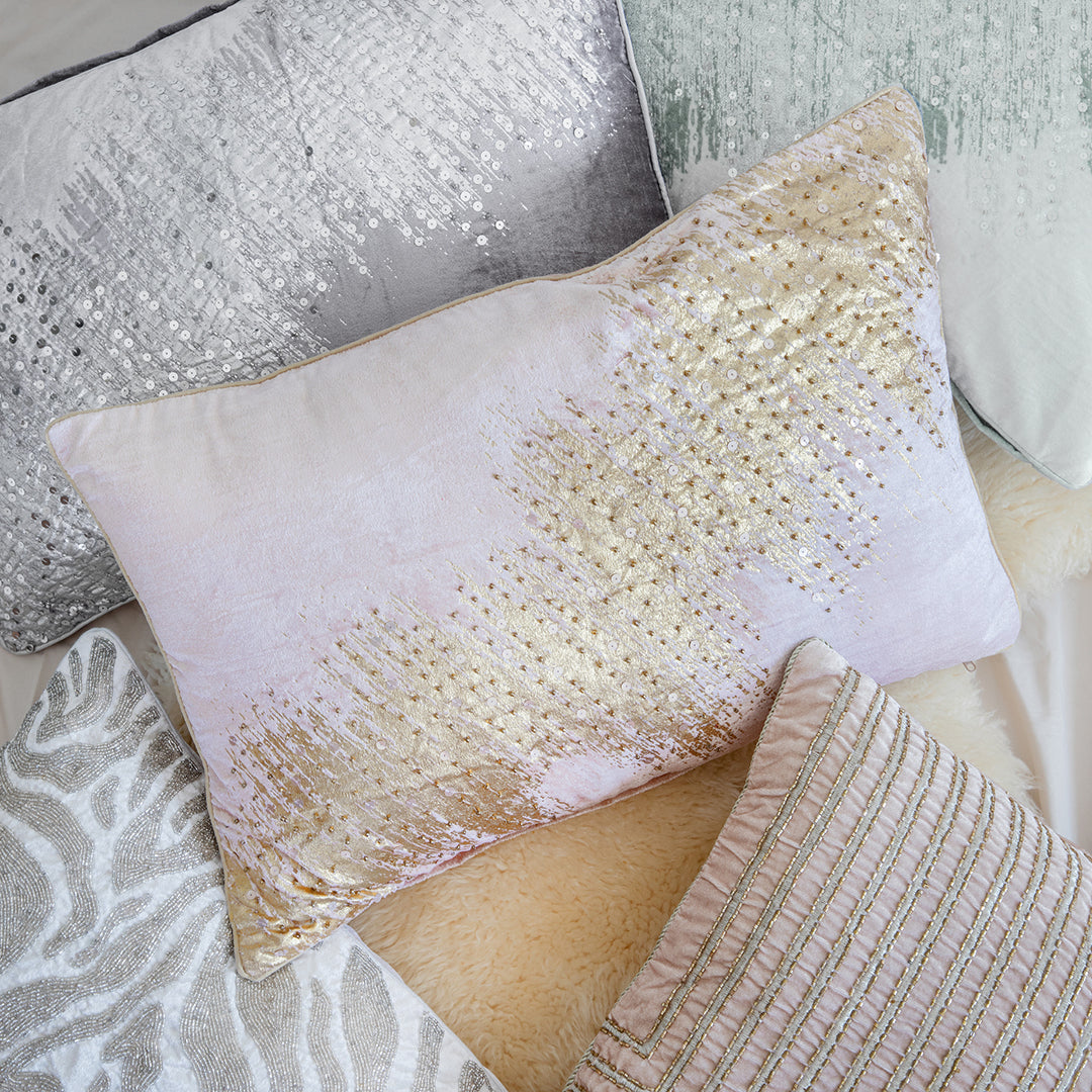 Blush Accent Pillow - Soft Pink Decorative Throw Cushion for Sofa, Bed & Home Decor | Perfect for Living Room, Bedroom & Nursery