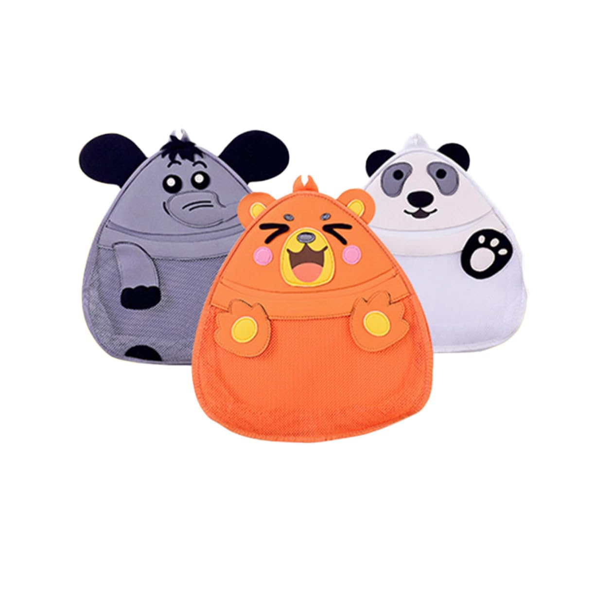 UPKOCH 2-Pack Waterproof Toy Storage Bags with Hooks - Bathroom Organizer for Kids Bath Toys, Stuffed Animals & Playroom Organization - Perfect for Bath Time, Nursery & Playroom Storage