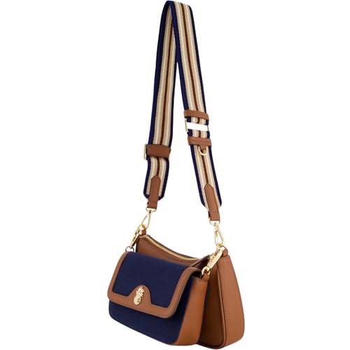 Navy/Tan