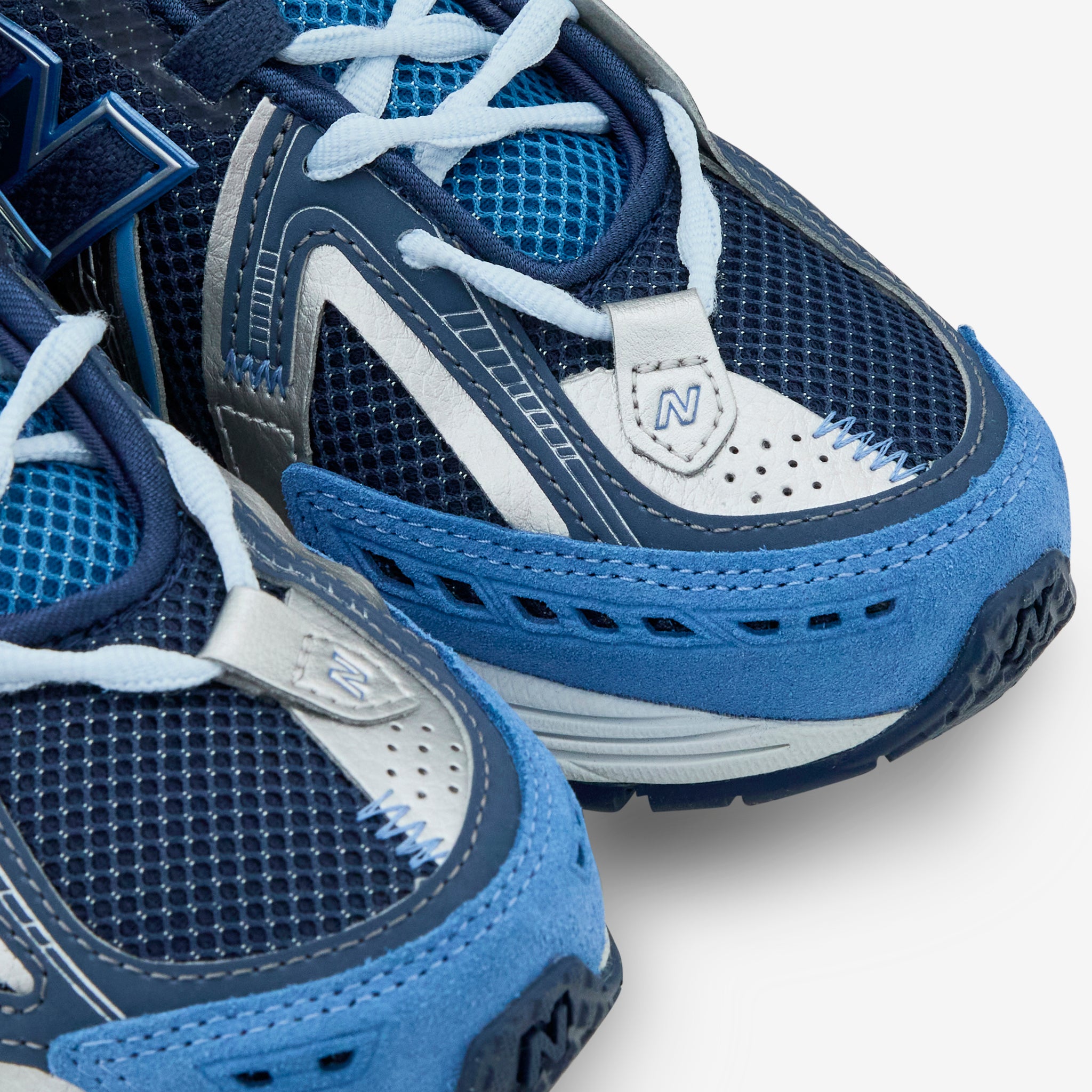 1906A Running Shoes for Men - Blue & Slate Grey | Lightweight Comfortable Sneakers for Jogging, Gym & Daily Wear