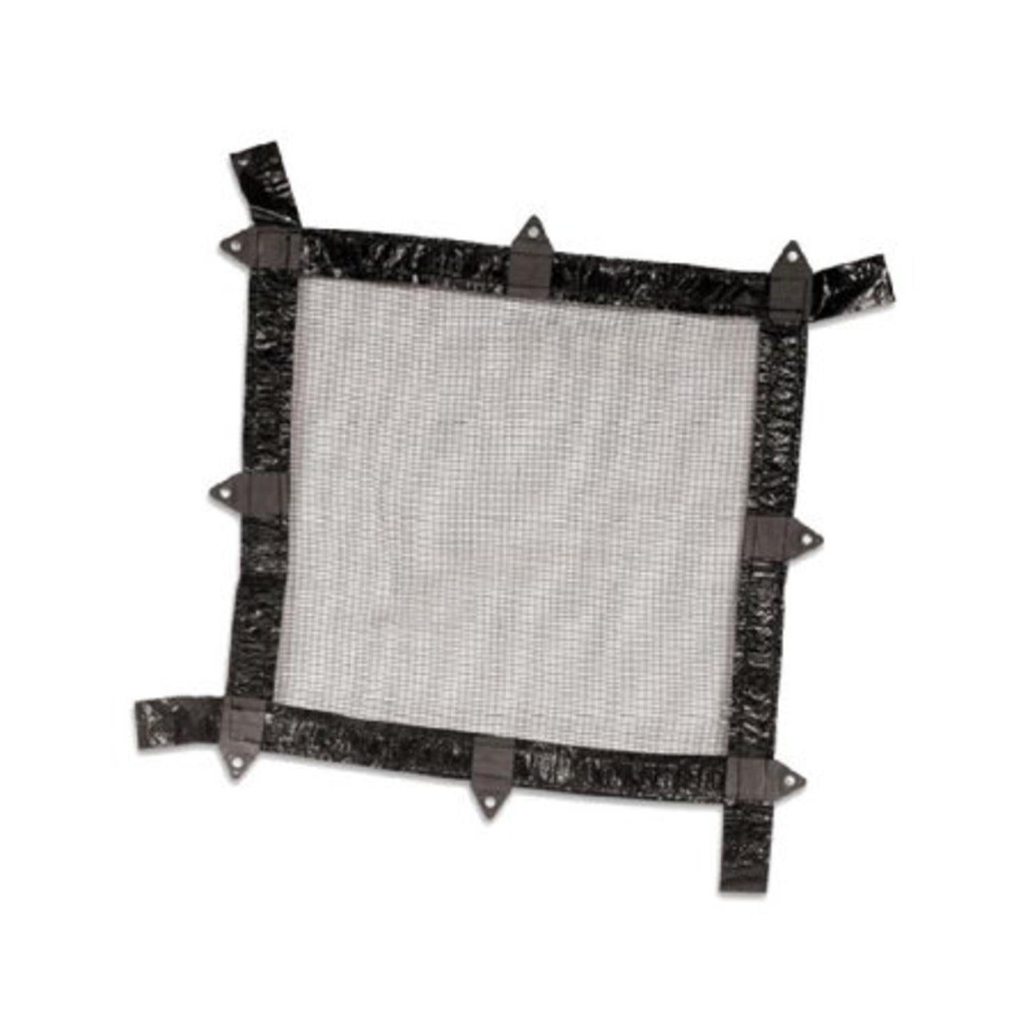 44-Inch Black Deluxe In-Ground Swimming Pool Leaf Net Cover - Heavy Duty Mesh Pool Cover for Fall & Winter Protection - Perfect for Leaf Debris Prevention & Pool Maintenance
