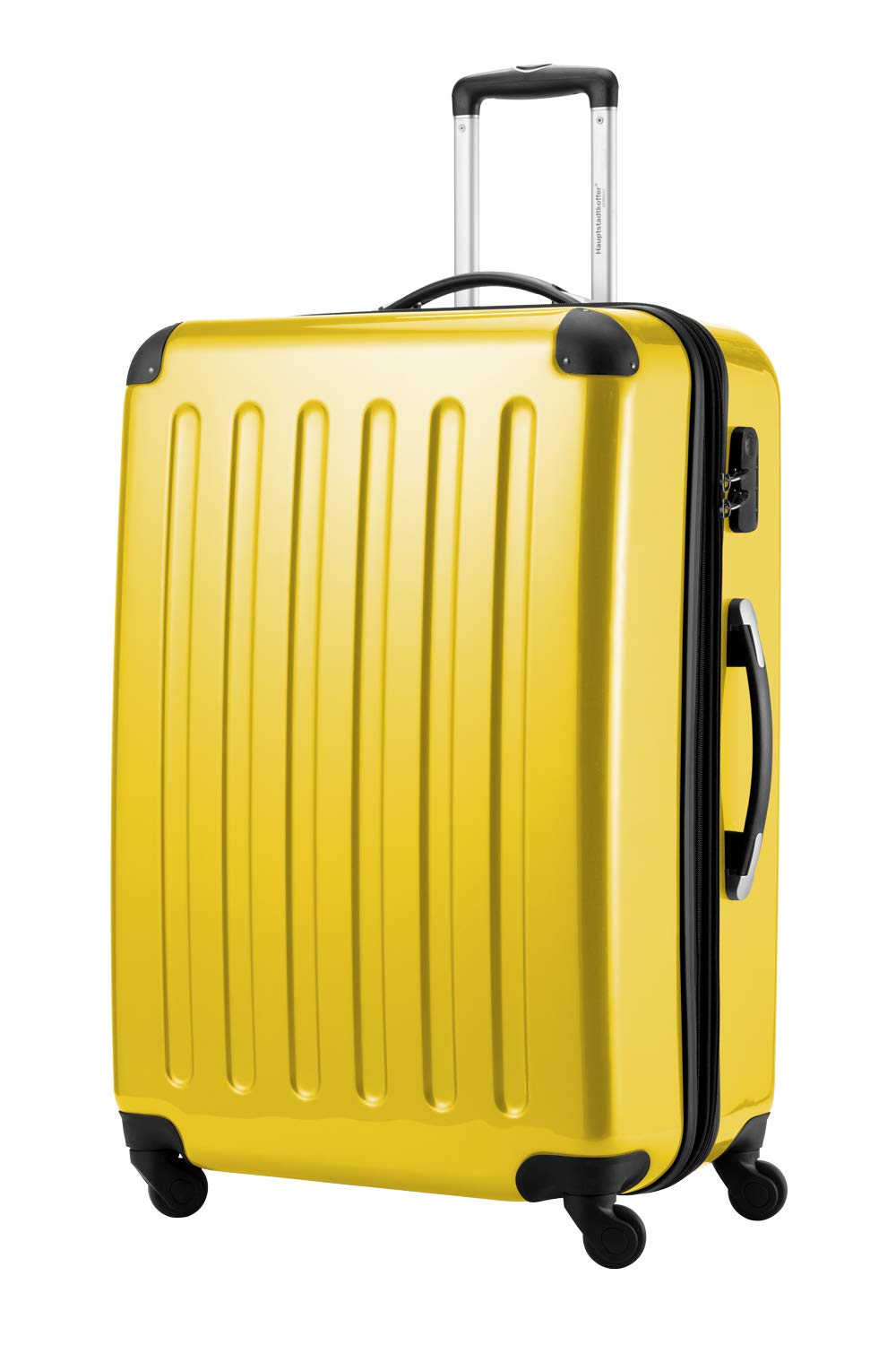 Premium Yellow 75cm Hand Luggage Carry-on Suitcase - Lightweight Durable Cabin Bag for Business Travel & Weekend Getaways