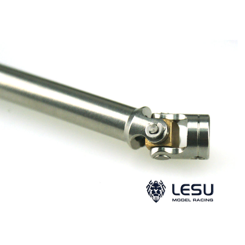 LESU Stainless Steel CVD Drive Shaft (43mm-170mm) for 1/14 Scale Tamiya Dumper & Tractor Truck Models - Durable Metal Axle Replacement Part for RC Construction Vehicle DIY Projects