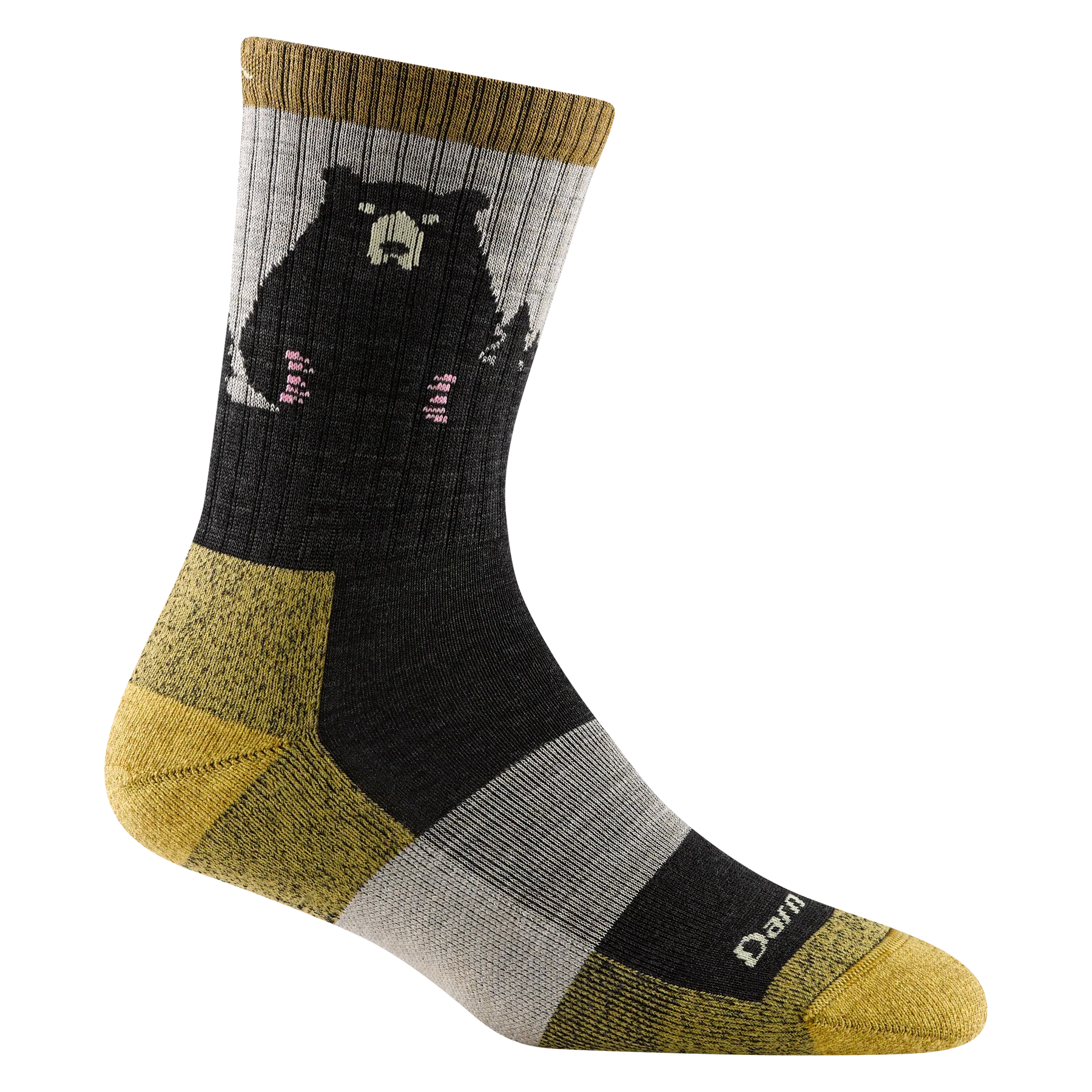 Bear Town Micro Crew Lightweight Hiking Socks for Women - Moisture-Wicking & Breathable Trail Running Socks - Perfect for Hiking, Backpacking & Outdoor Adventures (D1970W)