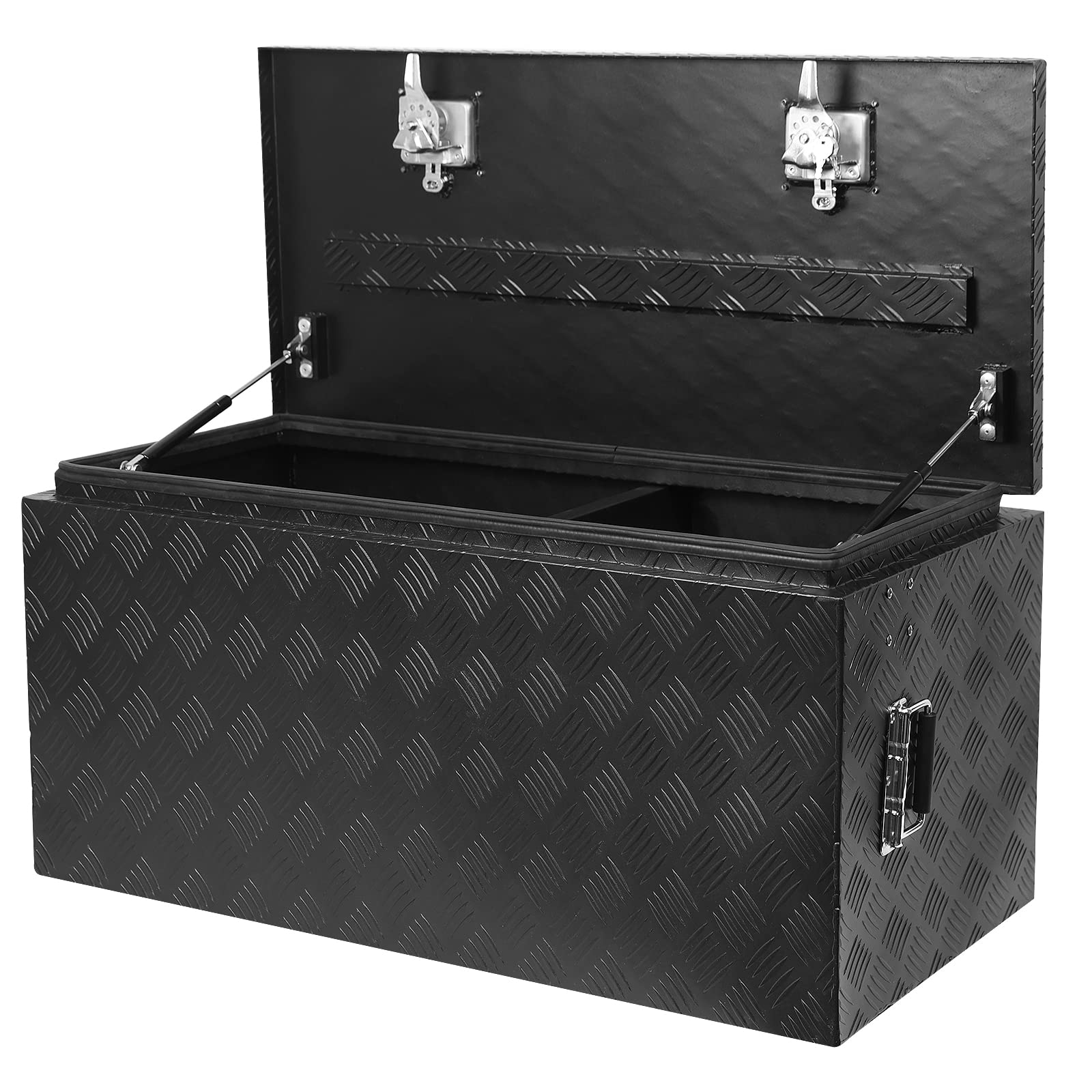 GARVEE 36 Inch Aluminum Diamond Plate Truck Tool Box for Pickup Trucks & Trailers - Heavy Duty Storage for Tools, Equipment & Gear (Perfect for Construction, Farming & Off-Road Adventures)