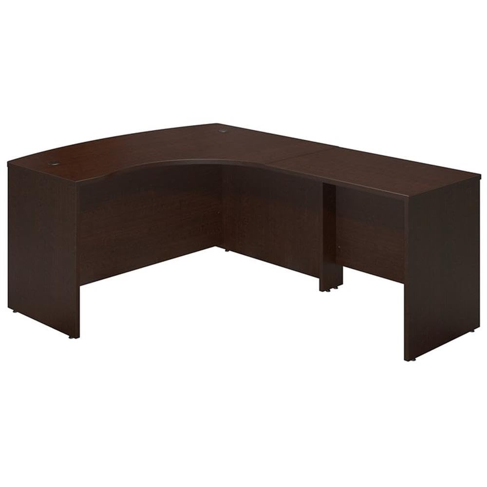 Bush Business Furniture L-Shaped Modern Mocha Cherry Computer Desk - 29.85