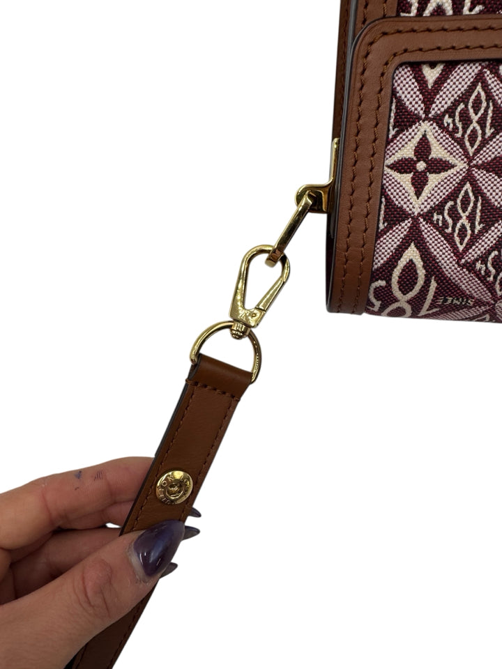 Louis Vuitton Burgundy Jacquard Dauphine Since 1854 Canvas Crossbody Bag - Luxury Designer Handbag for Women, Perfect for Work, Travel & Evening Events