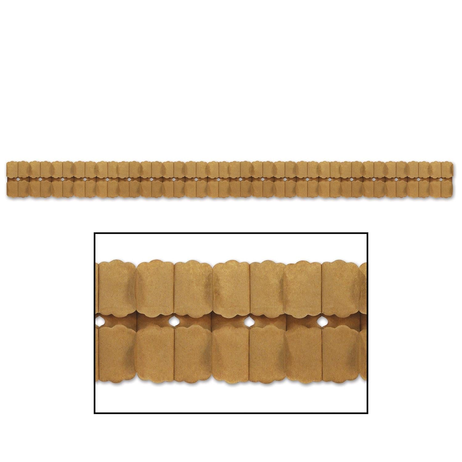 12 Pack Beistle Kraft Paper Leaf Garland - Fall Autumn Thanksgiving Party Decorations for Home, Wedding, Baby Shower & Seasonal Events