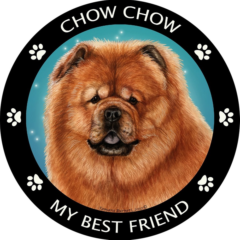 My Best Friend Chow - Red Fridge Magnet for Kitchen, Office, or Gifts | Fun and Decorative Accessory