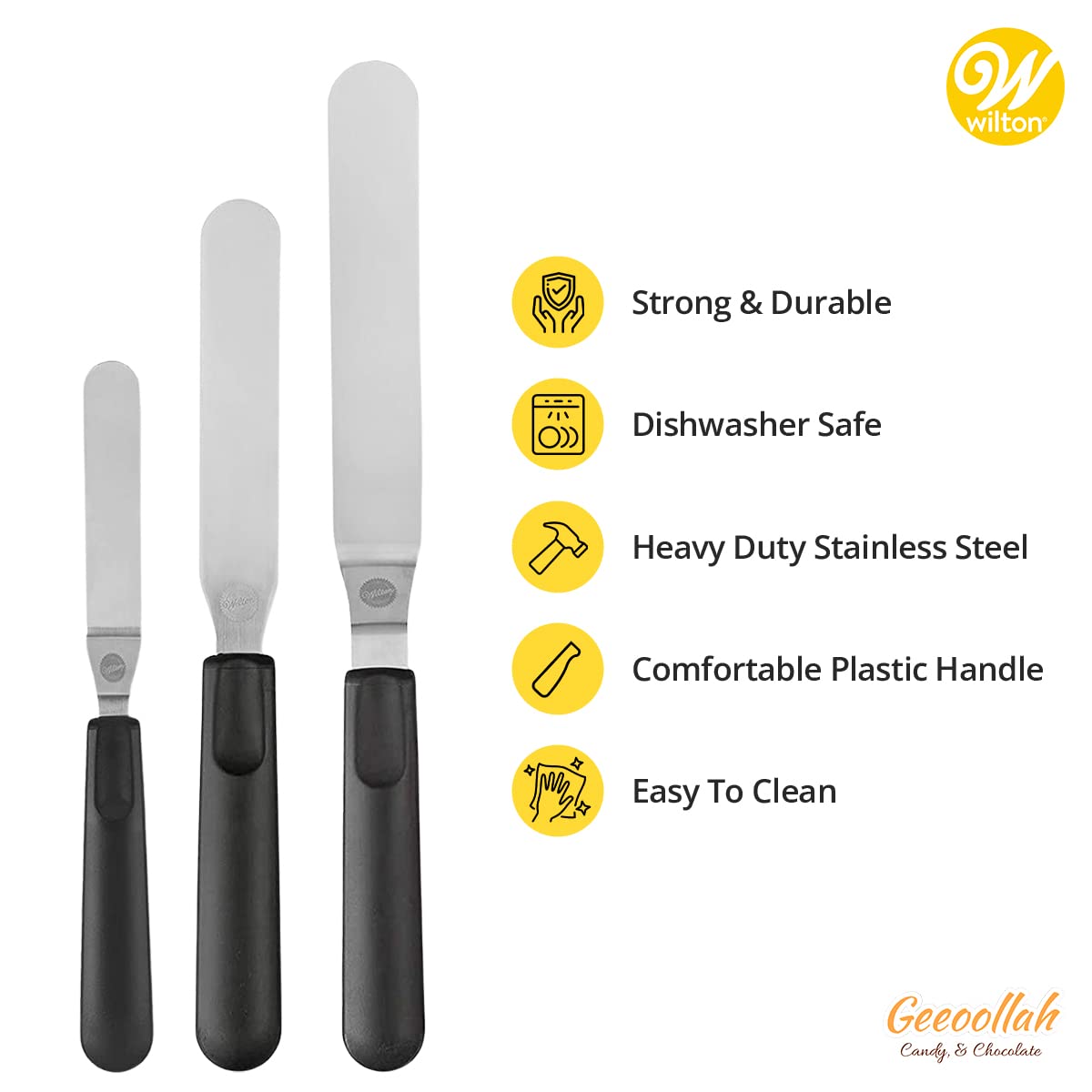GEEOOLLAH Specialty & Novelty Cake Pans with Icing Spatula Set - Premium Baking Tools for Birthday Cakes, Wedding Cakes & Home Baking