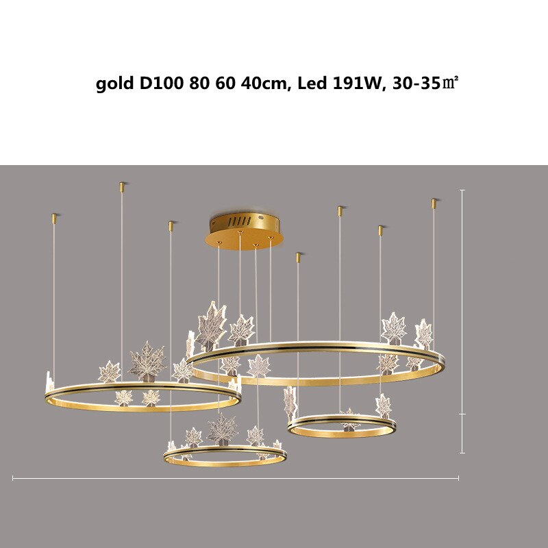 gold D100 80 60 40cm