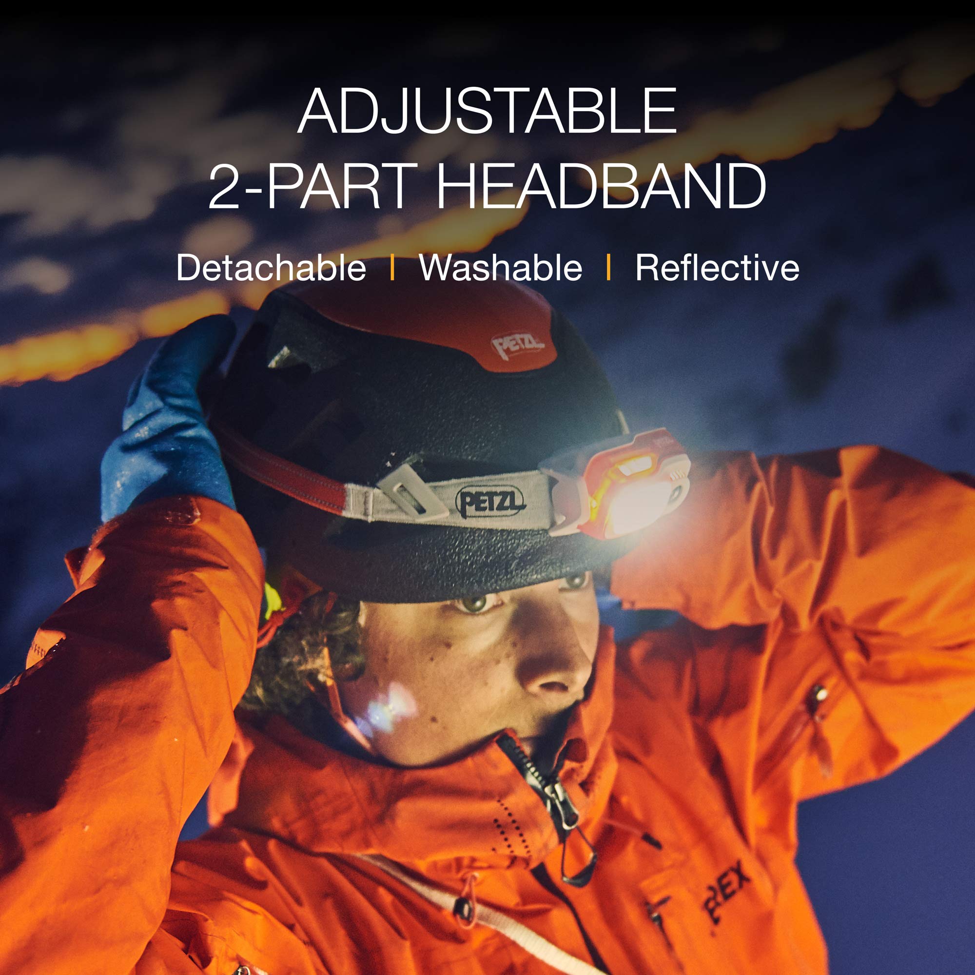 Petzl Swift RL Headlamp - Rechargeable LED Headlight for Running, Hiking & Camping - Hands-Free Lighting for Outdoor Adventures - SS20 Model