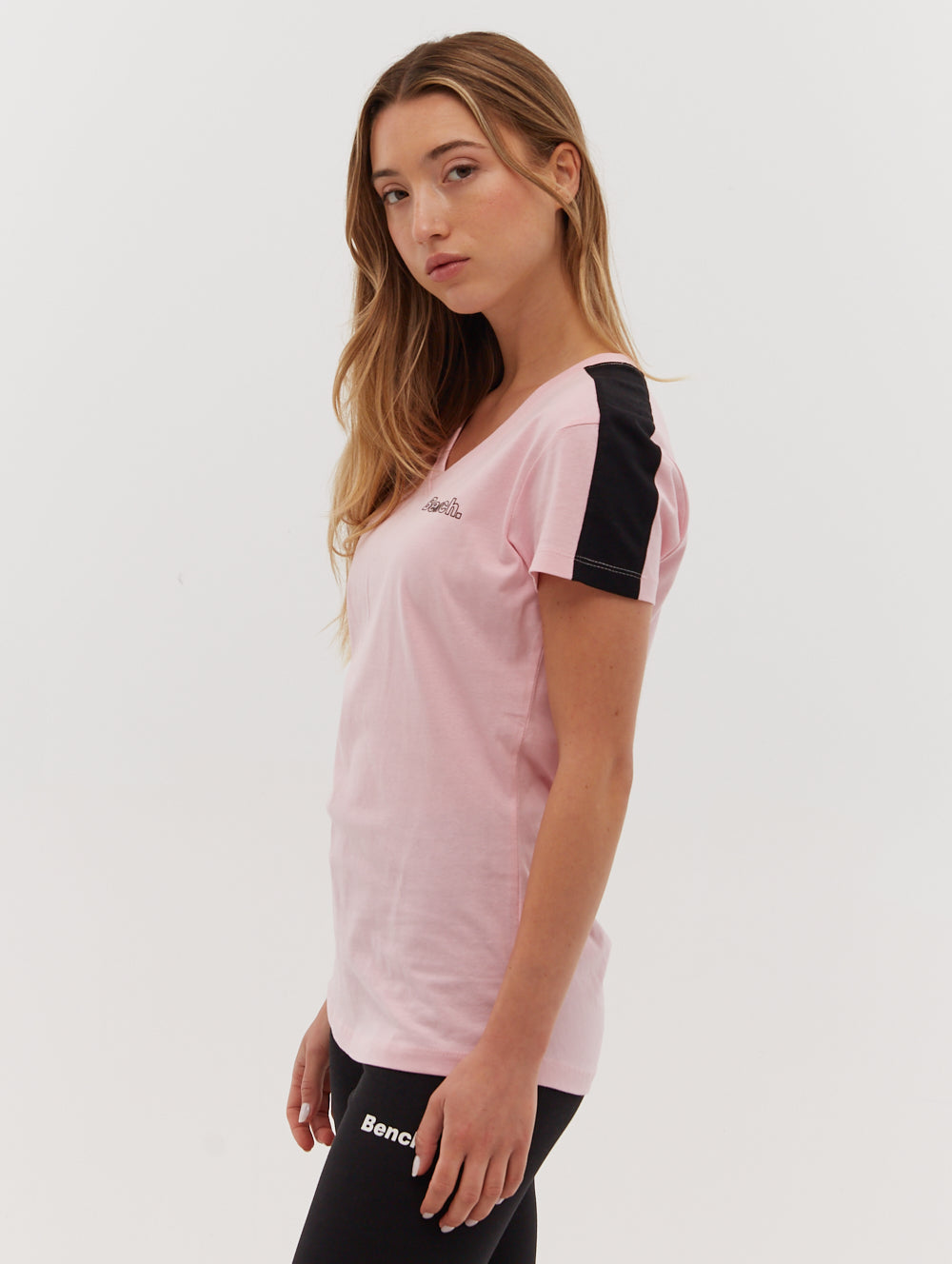 Roxanna Women's V-Neck T-Shirt - Soft Cotton Casual Tee for Everyday Wear, Workout & Layering