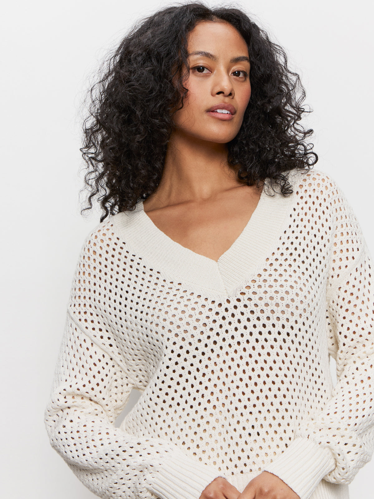 Breathable Openwork Macrame Sweater for Women - Lightweight Lace Knit Pullover for Spring & Summer - Perfect for Beach, Boho Outfits & Casual Wear