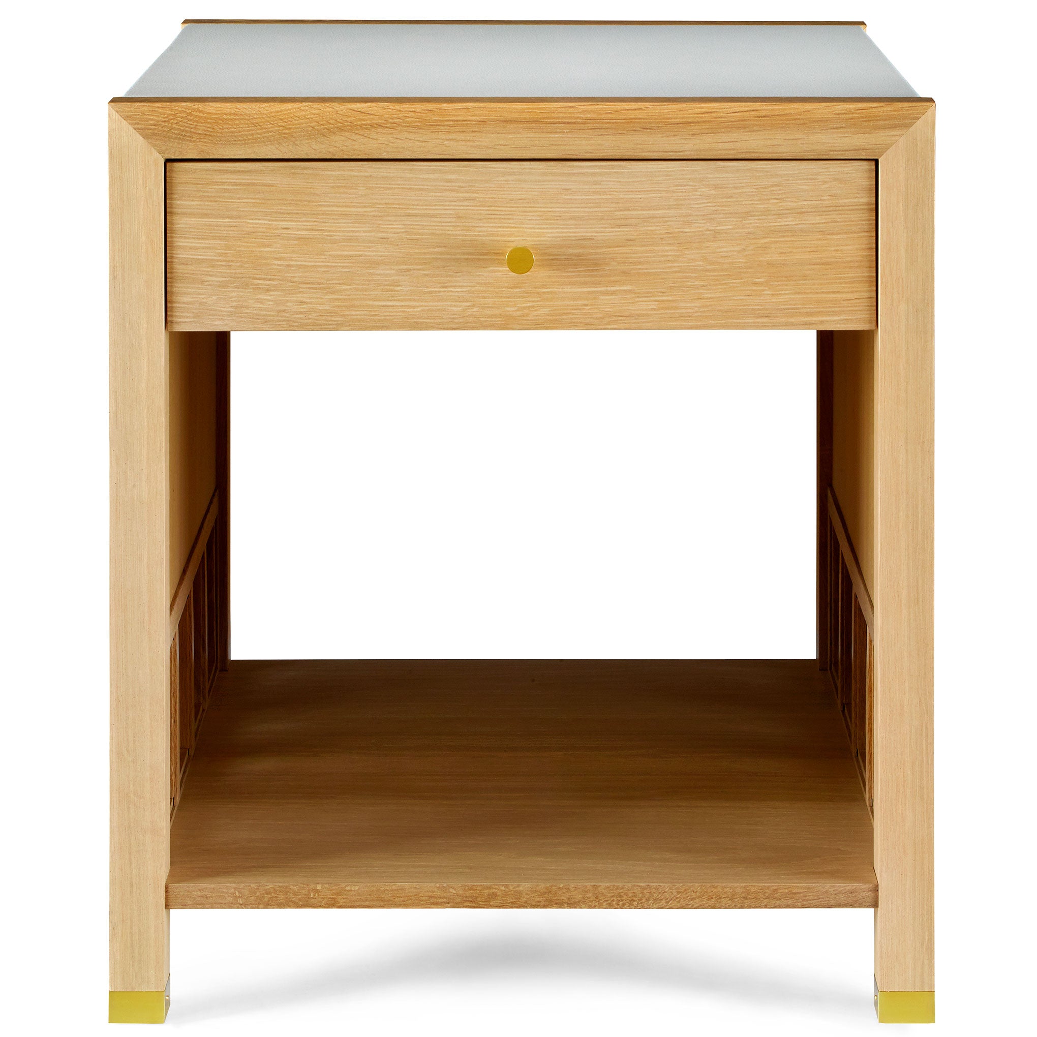 Surrey Hills Trellis End Table - Elegant Side Table for Living Room, Bedroom, or Patio - Perfect for Home Decor & Small Space Furniture