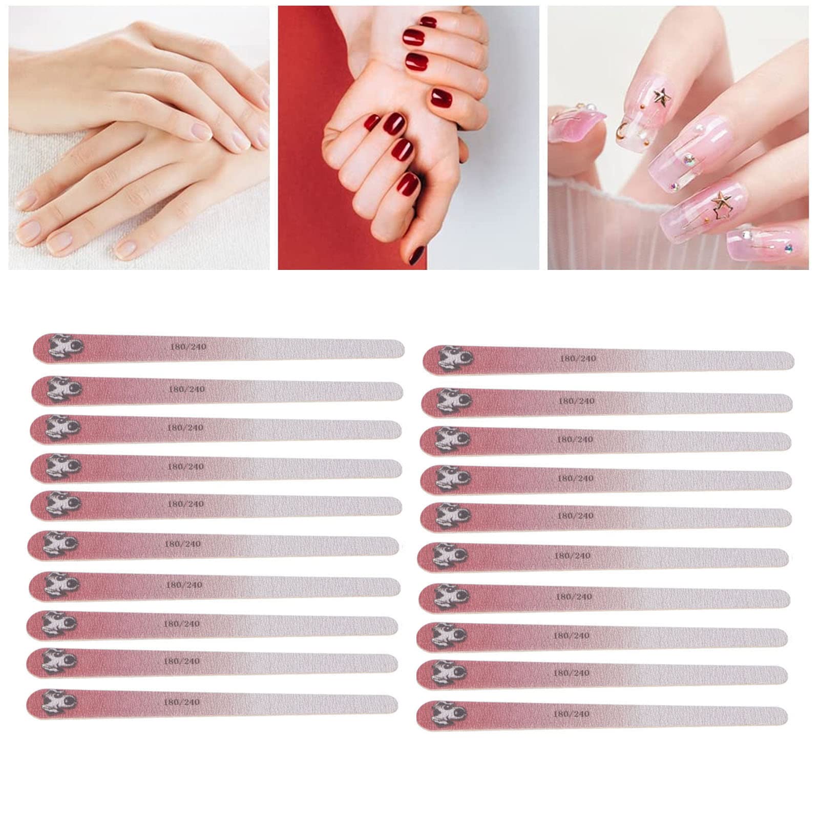 Professional Nail Files Set - Washable Nail Buffer & Grinding Tools for Salon & Home Manicure - Perfect for Nail Care, DIY Grooming & Travel Essentials