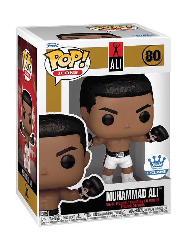 Funko Pop! Vinyl Figure: Muhammad Ali with Arms Raised - Boxing Legend Collectible - Perfect for Sports Fans & Pop Culture Collectors - Home Office Decor & Gift Idea