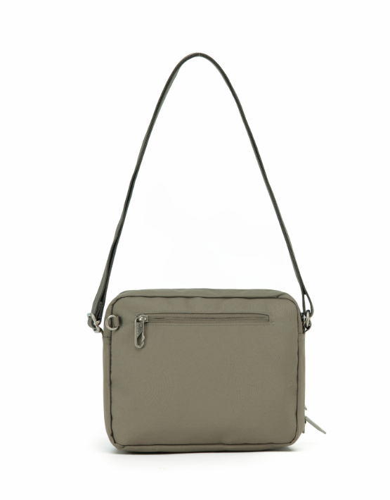 TOSCA TCA981 Anti-Theft Crossbody Bag for Women - Secure & Stylish Taupe Side Bag for Travel, Commuting & Daily Use